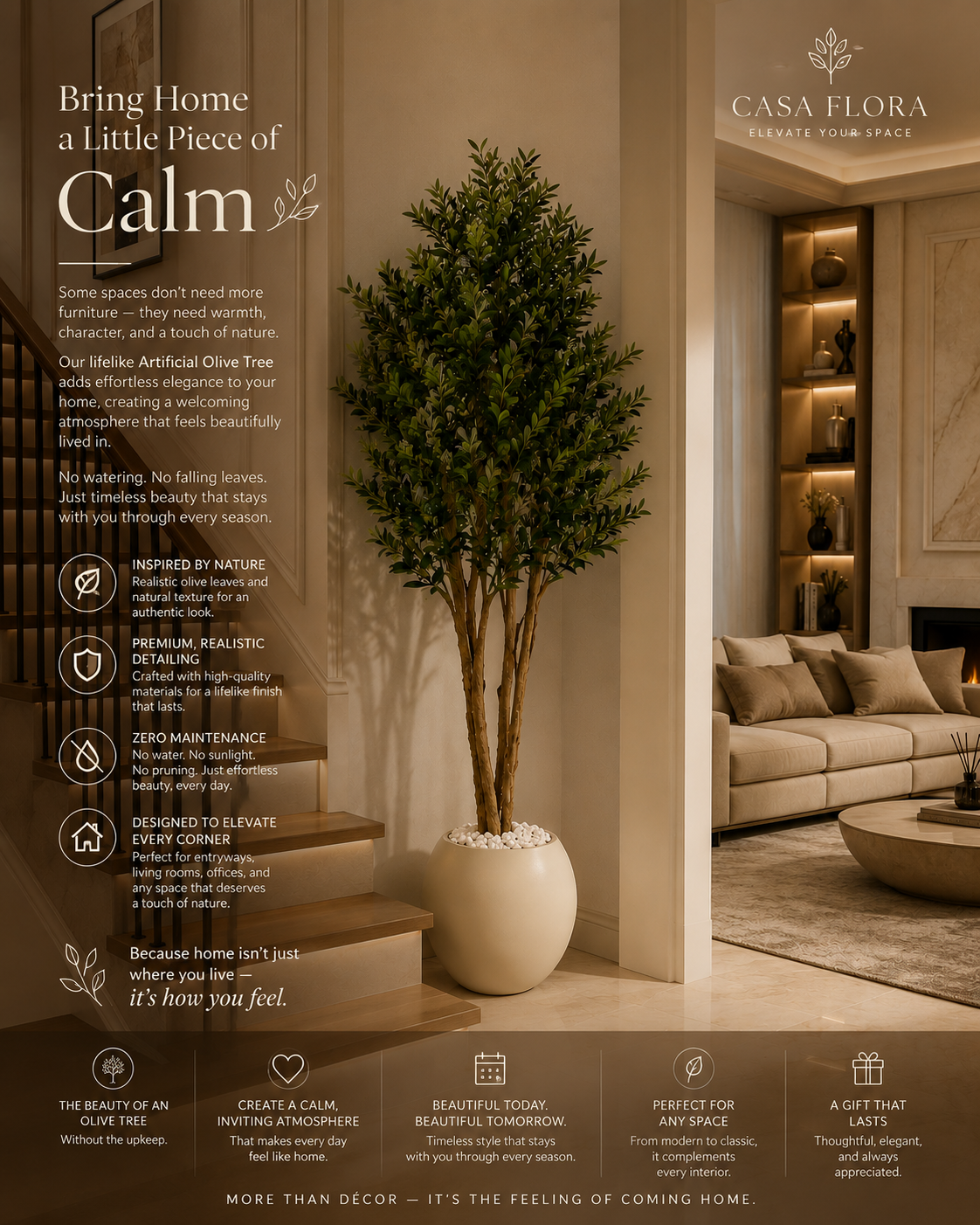 Artificial Olive Tree