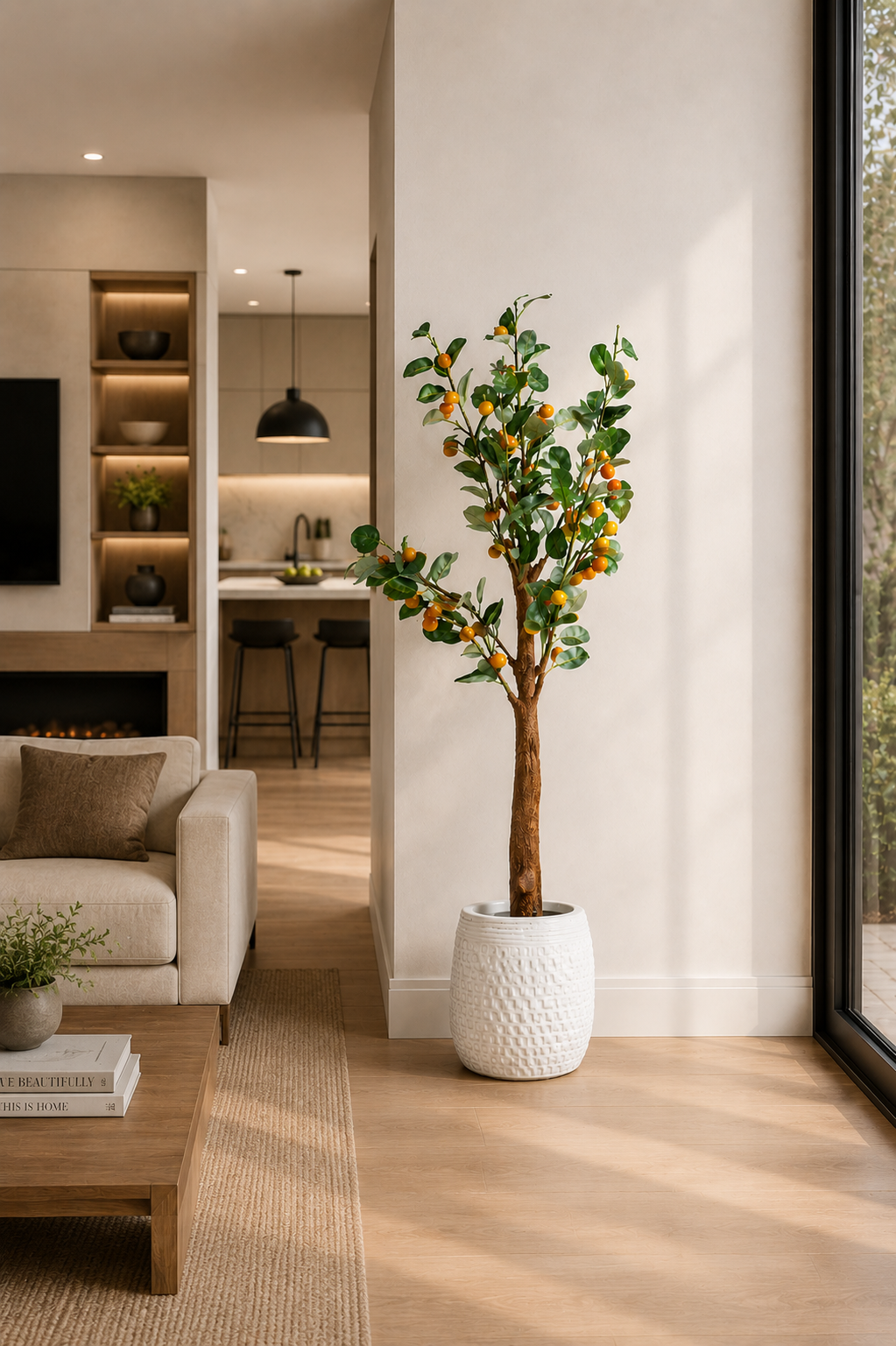 Mandarin Orange Artificial Plant