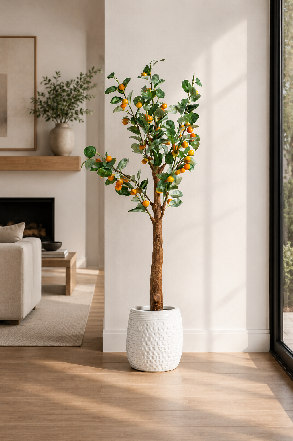 Mandarin Orange Artificial Plant