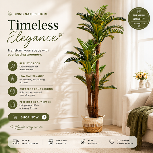CAMBOS brand artificial palm tree