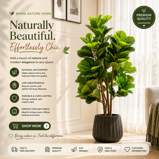 Artificial Fiddle Leaf Fig Tree